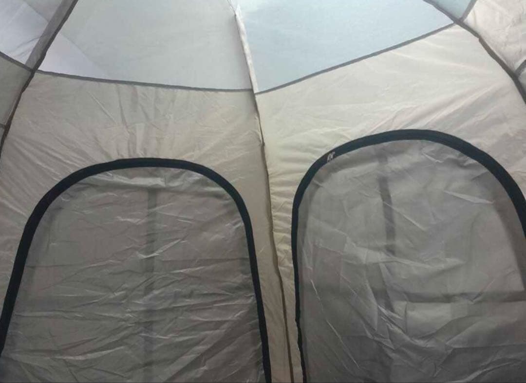 キャンプ用アウトドアテント、3-5人用、 組み立て不要、日射しや風に強く