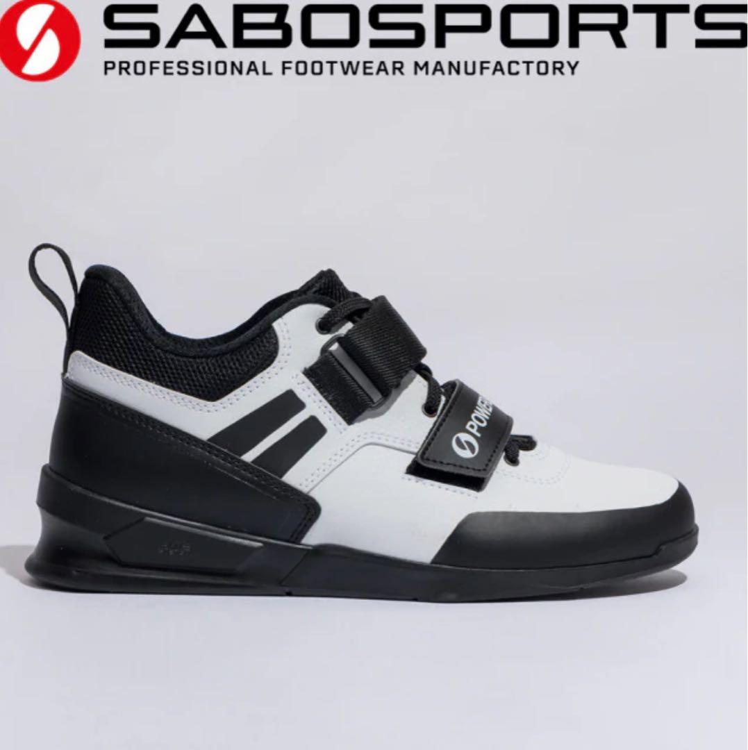 スクワットシューズ POWERLIFT PRO ホワイト/ブラック　27センチ