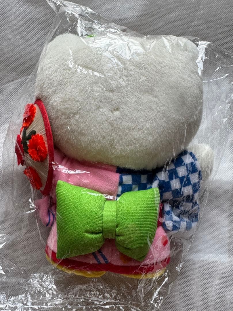 ご当地 ハローキティ ぬいぐるみ 揖保乃糸 雪ん子 山形花笠 花嫁 4点