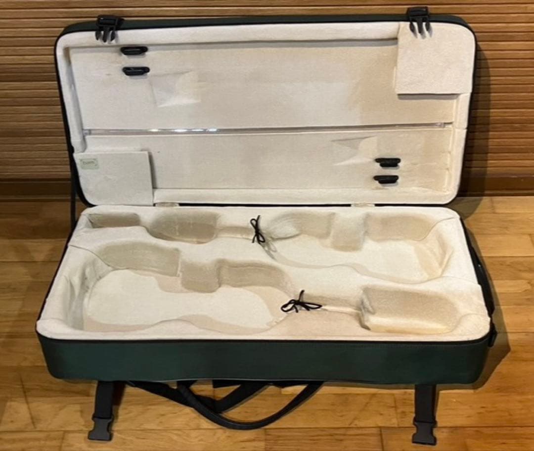 BAM ダブルケース　バイオリン　ビオラ　グリーン