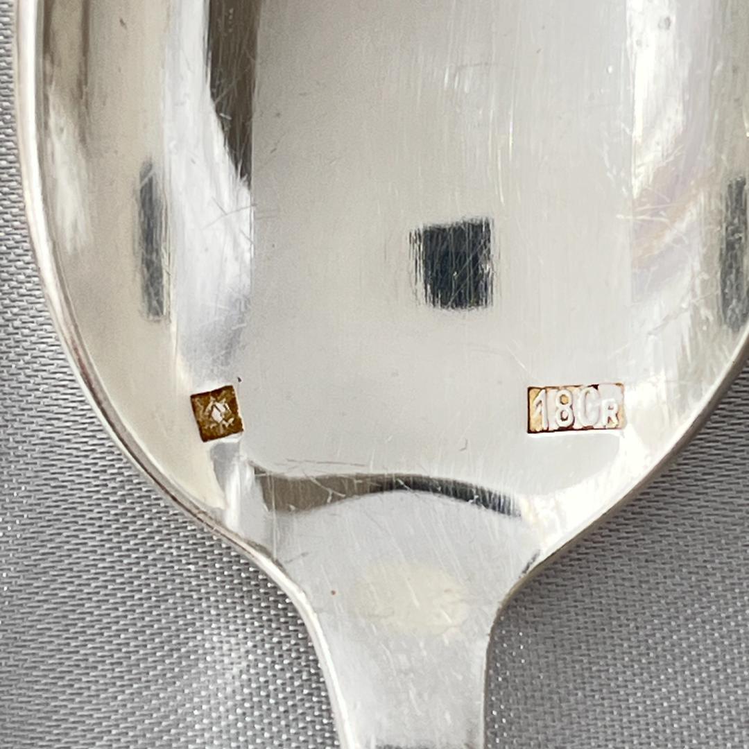 【仏蘭西】 アールデコ コーヒースプーン 12本 14.5cm ケース