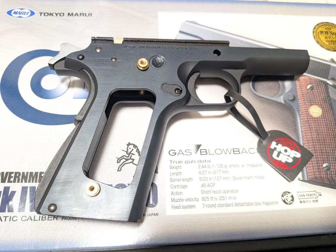 新品 東京マルイ 純正 コルト ガバメント マークIV シリーズ 70 フレーム