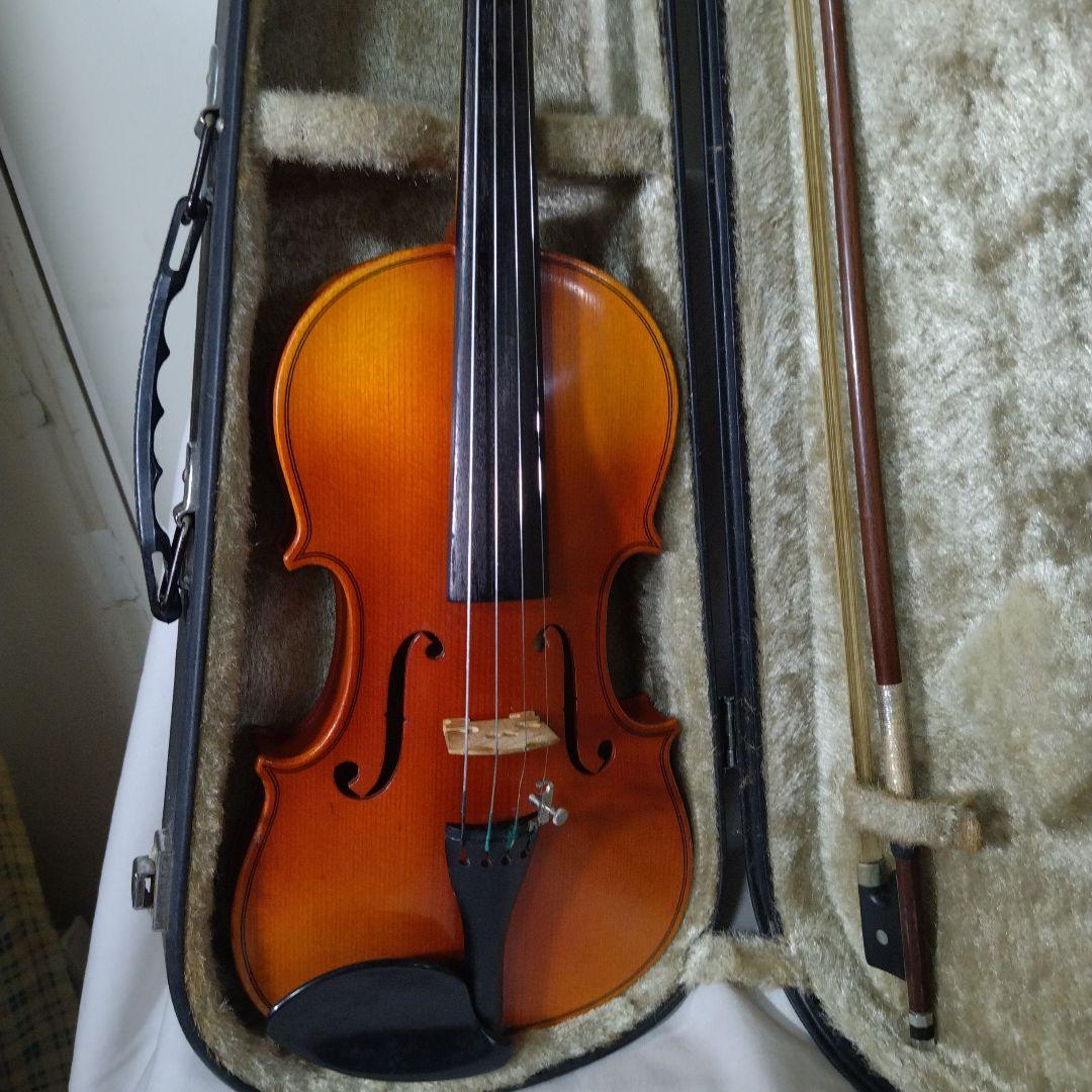 ♥7才前後の子供用♥スズキバイオリン1/4メンテ済み♥品番220♥弓ケ―ス松脂付