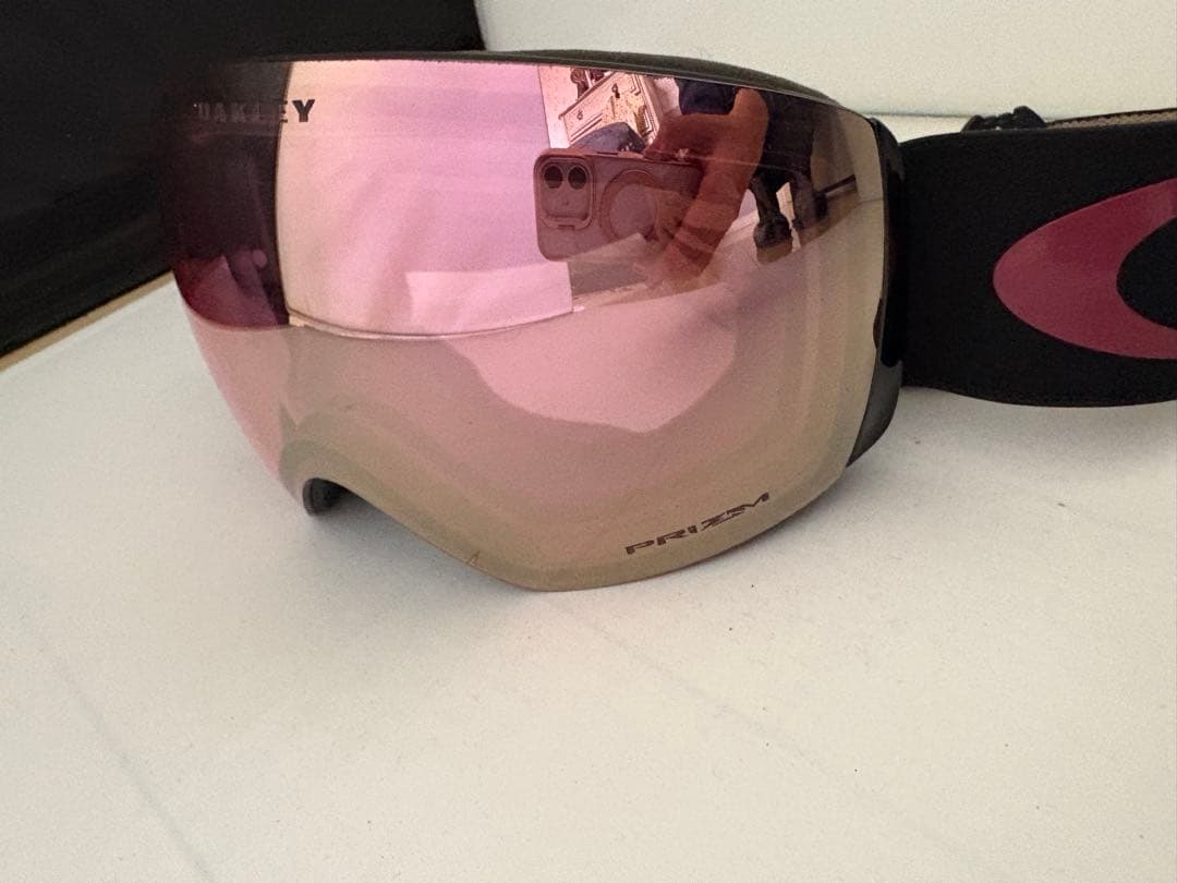 OAKLEYオークリー フライトデッキゴーグル　ピンクレンズ