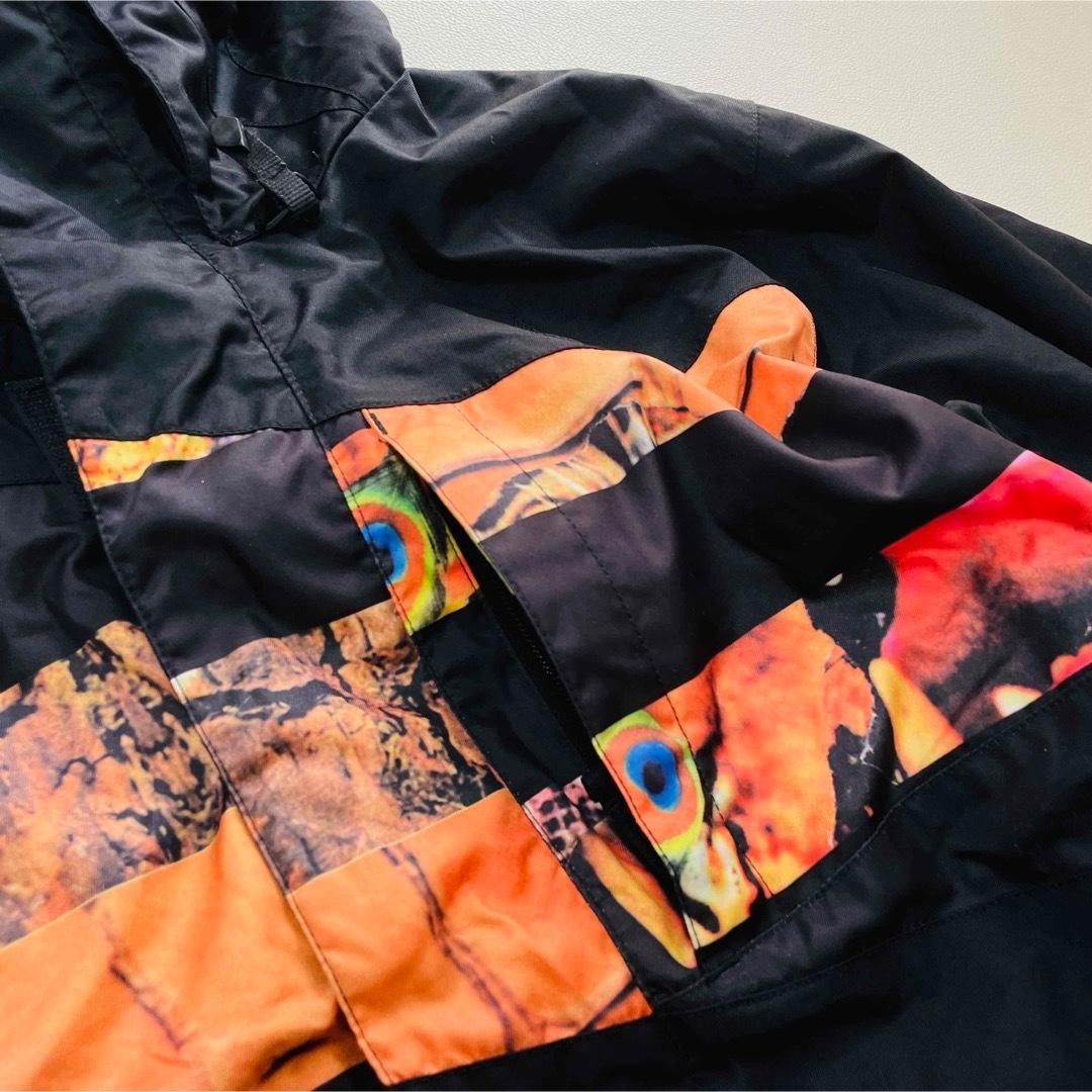 6734 ボルコム　ジャケット　スノボウェア　メンズ　ボーダー　アニマル柄