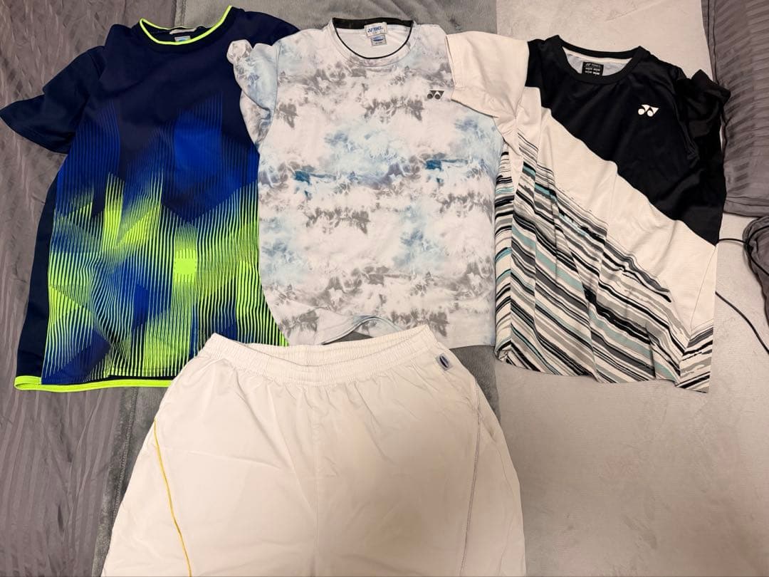 ヨネックス テニスウェア L・Oサイズ 3着&ハーフパンツ1着