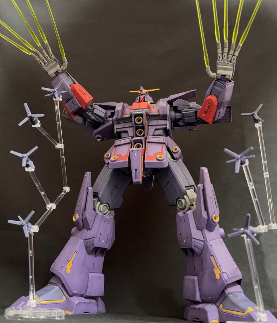 HGサイコガンダムMk-II 完成品（スミ入れ 部分塗装 ウェザリング仕上げ）