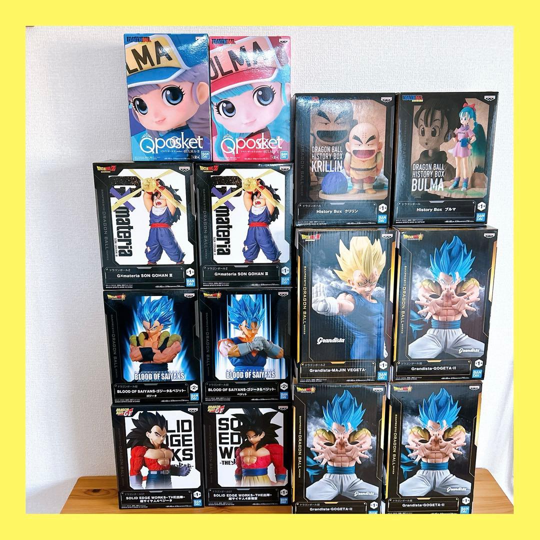 ドラゴンボール　孫悟空　孫悟飯　ベジット　ベジータ　ゴジータ　ブルマ　フィギュア