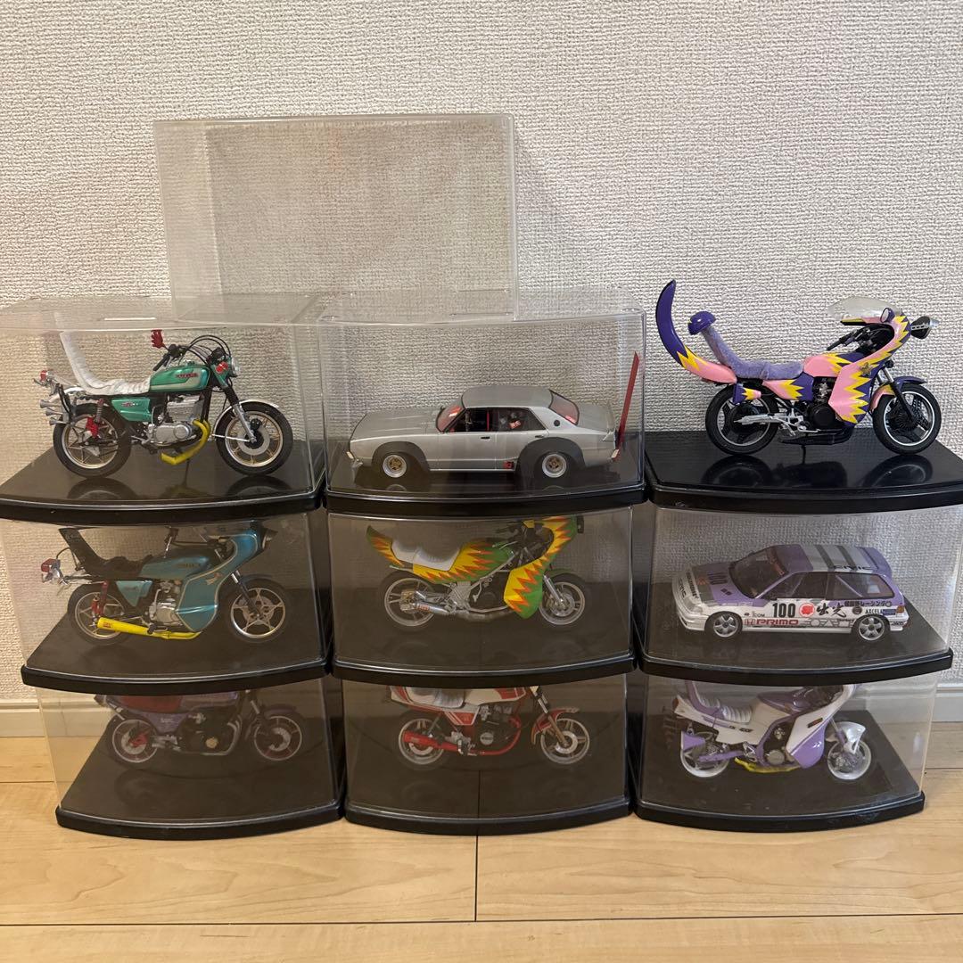 俺のマシン　CBX400F当時物　旧車會　暴走族　ロケット　3段シート　1/12