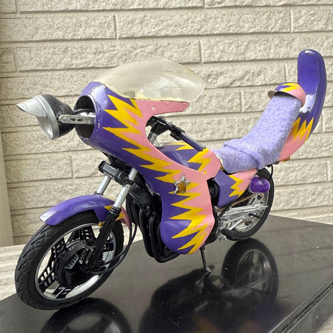 俺のマシン　CBX400F当時物　旧車會　暴走族　ロケット　3段シート　1/12