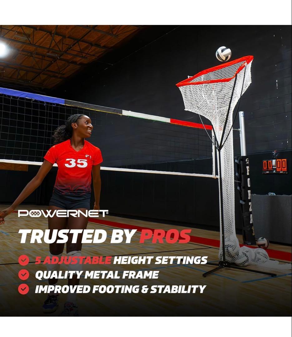 POWERNET バレーボール練習用ネット　セッター用ポータブルトレーニング