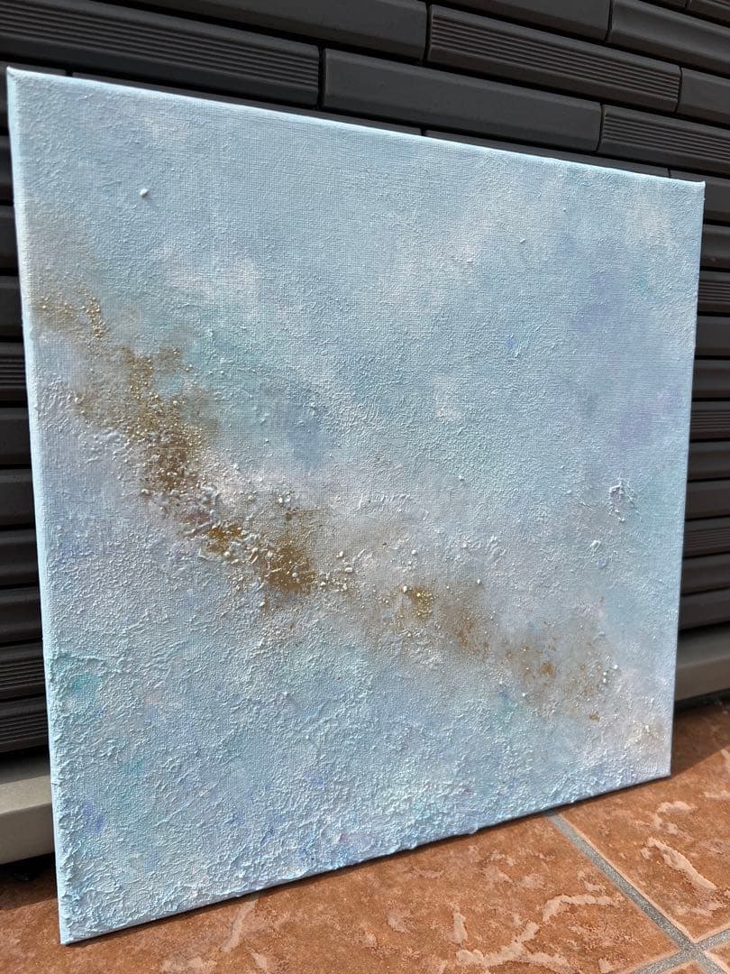 原画/額装済み/和風/禅/アート/抽象画/モダン/ホテル/ゴールド/紫陽花/紫