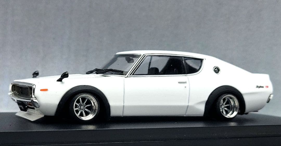 1/43　スカイライン改　ケンメリ2Dr　ワタナベ　ホイール　アルミ製　深リム