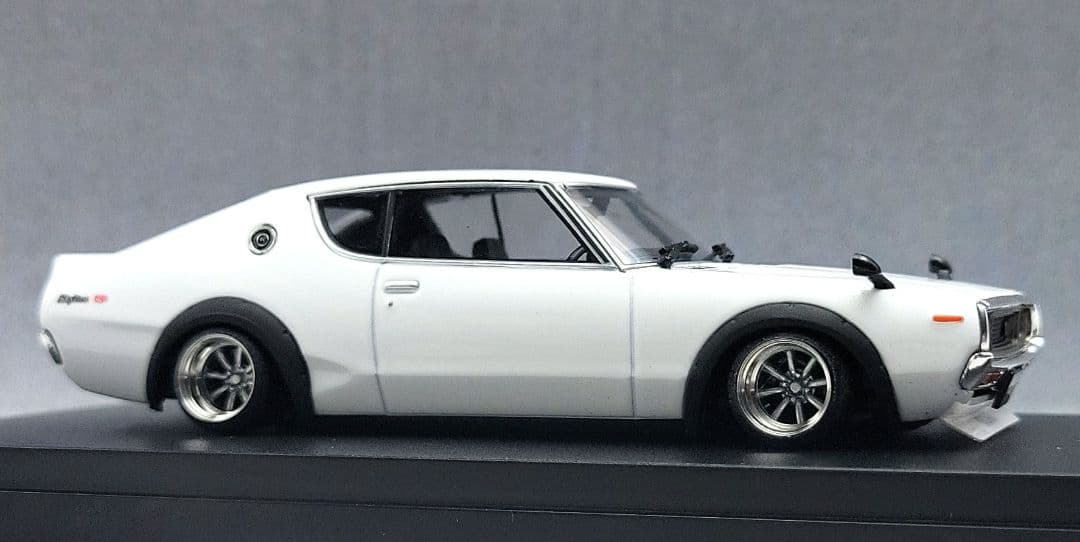 1/43　スカイライン改　ケンメリ2Dr　ワタナベ　ホイール　アルミ製　深リム