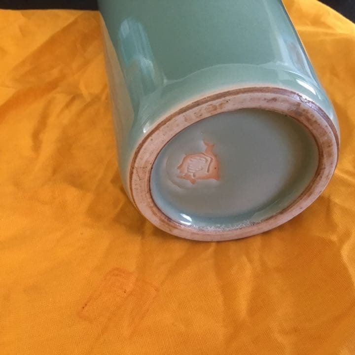 花瓶　京焼　加藤実　花筒　供箱　供布