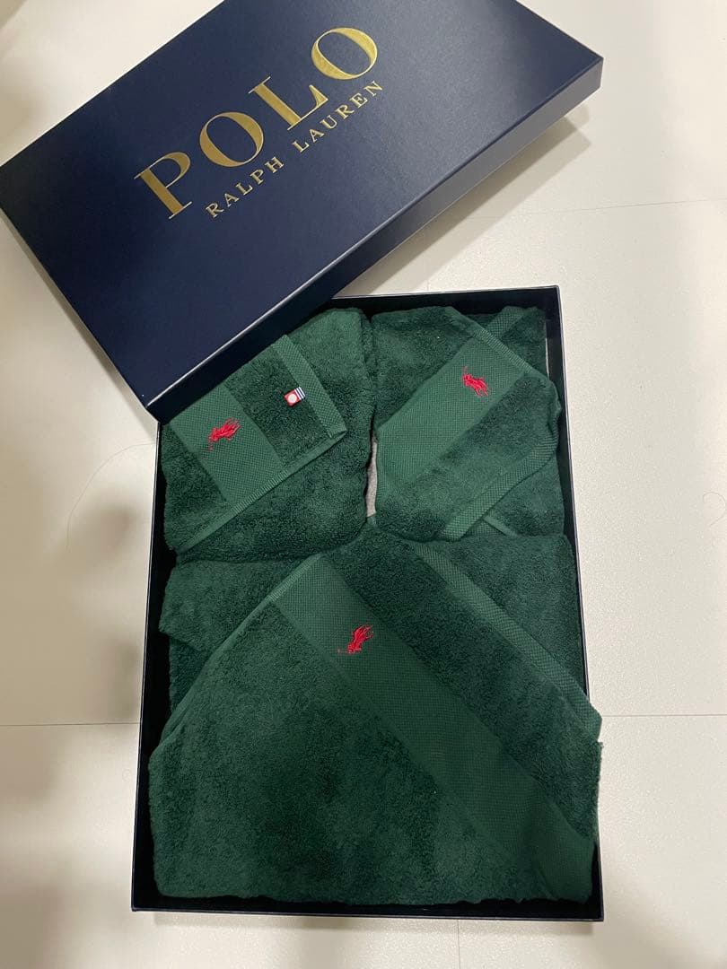 新品箱付き　Polo Ralph Lauren  Polo タオルセット