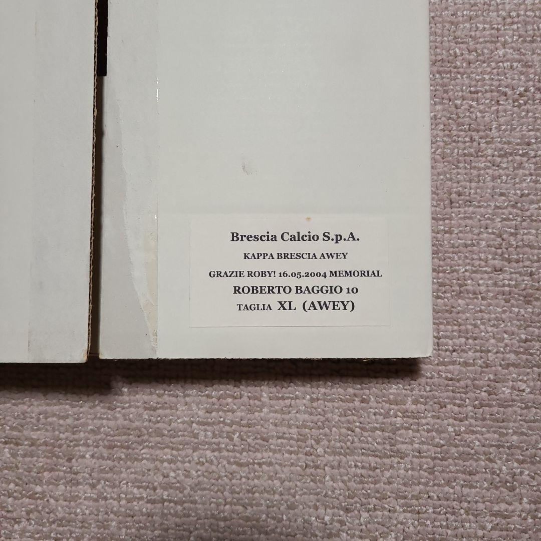【訳アリ新品】Kappa ブレシア バッジョ 引退記念 AWAY XLサイズ