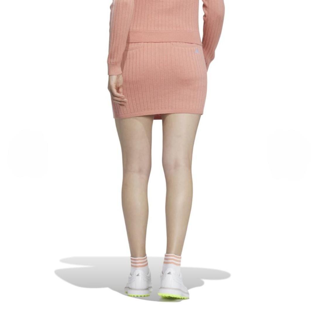 アディダス　ゴルフ　防風　セーター　ニットスカート　上下　レディースL