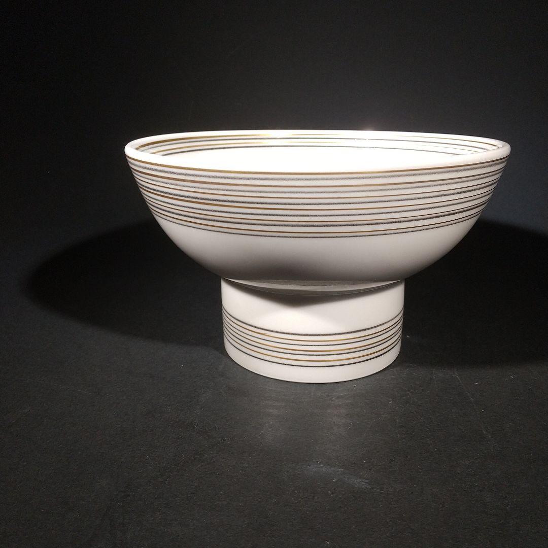 宮永東山♥金彩弦文 鉢♥骨董 アンティーク