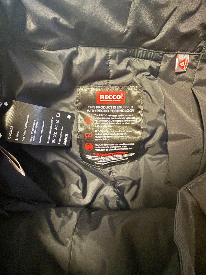 AWKA ブラック スノーボードパンツ　男女兼用 防水・保温