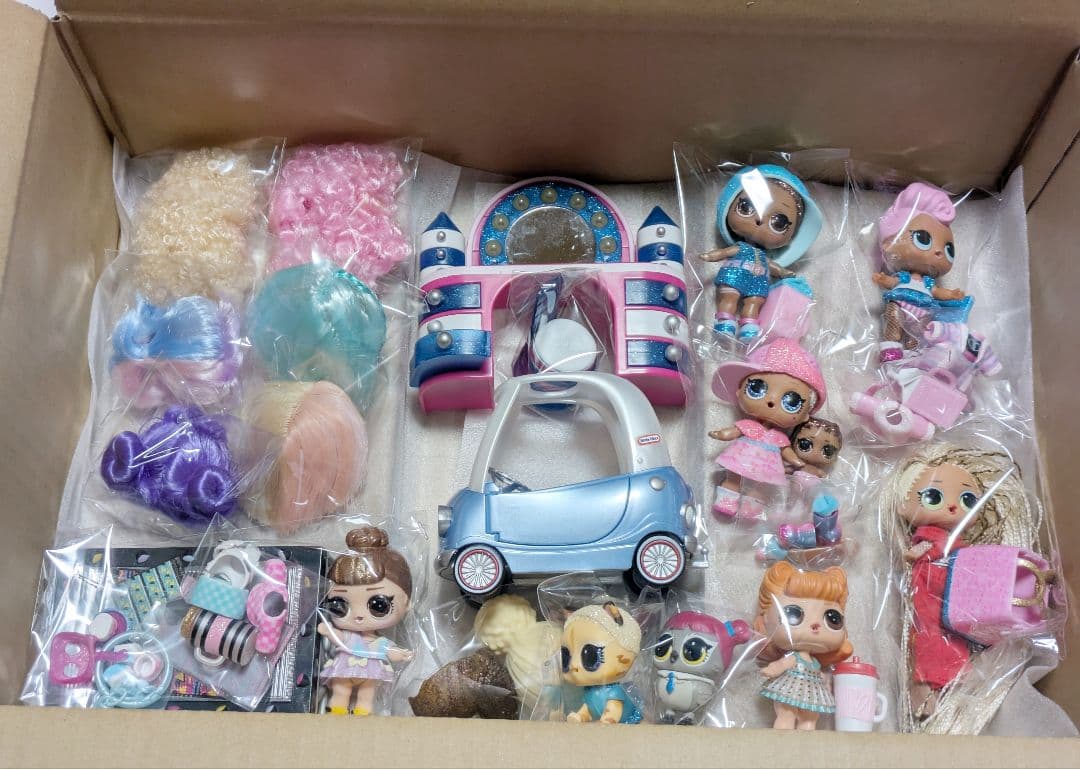 値下げ♪LOLサプライズ　メイクオーバーシリーズ　ヘアゴール大量まとめ売り