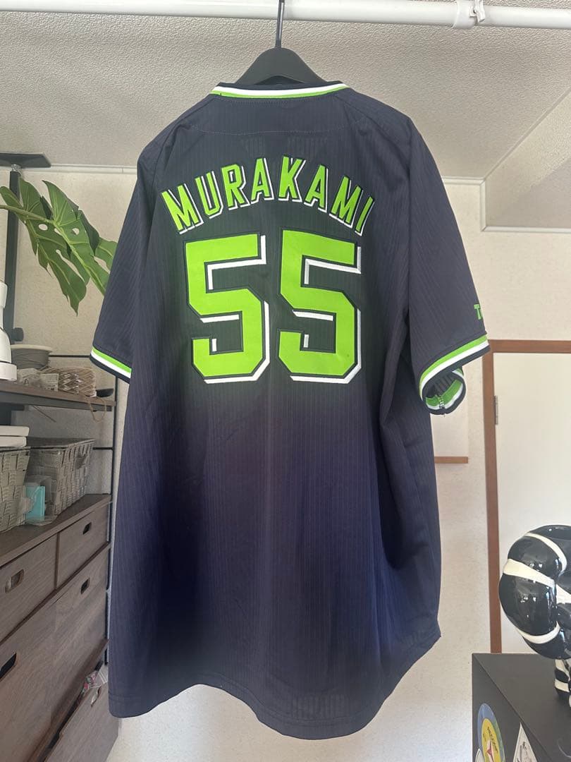 美品Yakult ユニフォーム Murakami 55 X-LARGE 村上宗隆