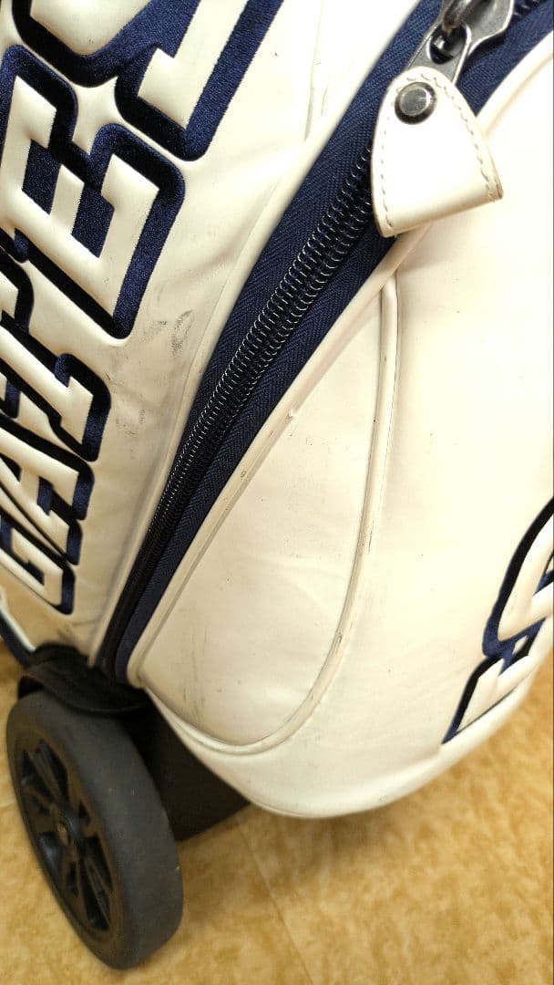 大型キャスター付き PEARLY GATES ホワイト/ネイビー