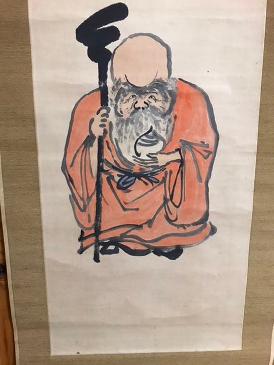 掛軸　南極老人　195×45センチ