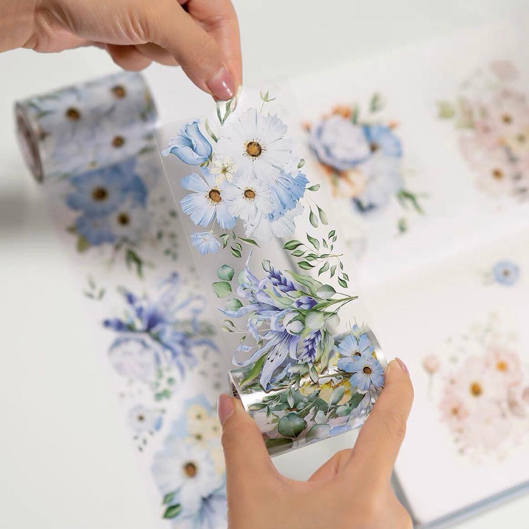 新品　カナダWT　枕星花影　PETタイプマスキングテープ　マステ