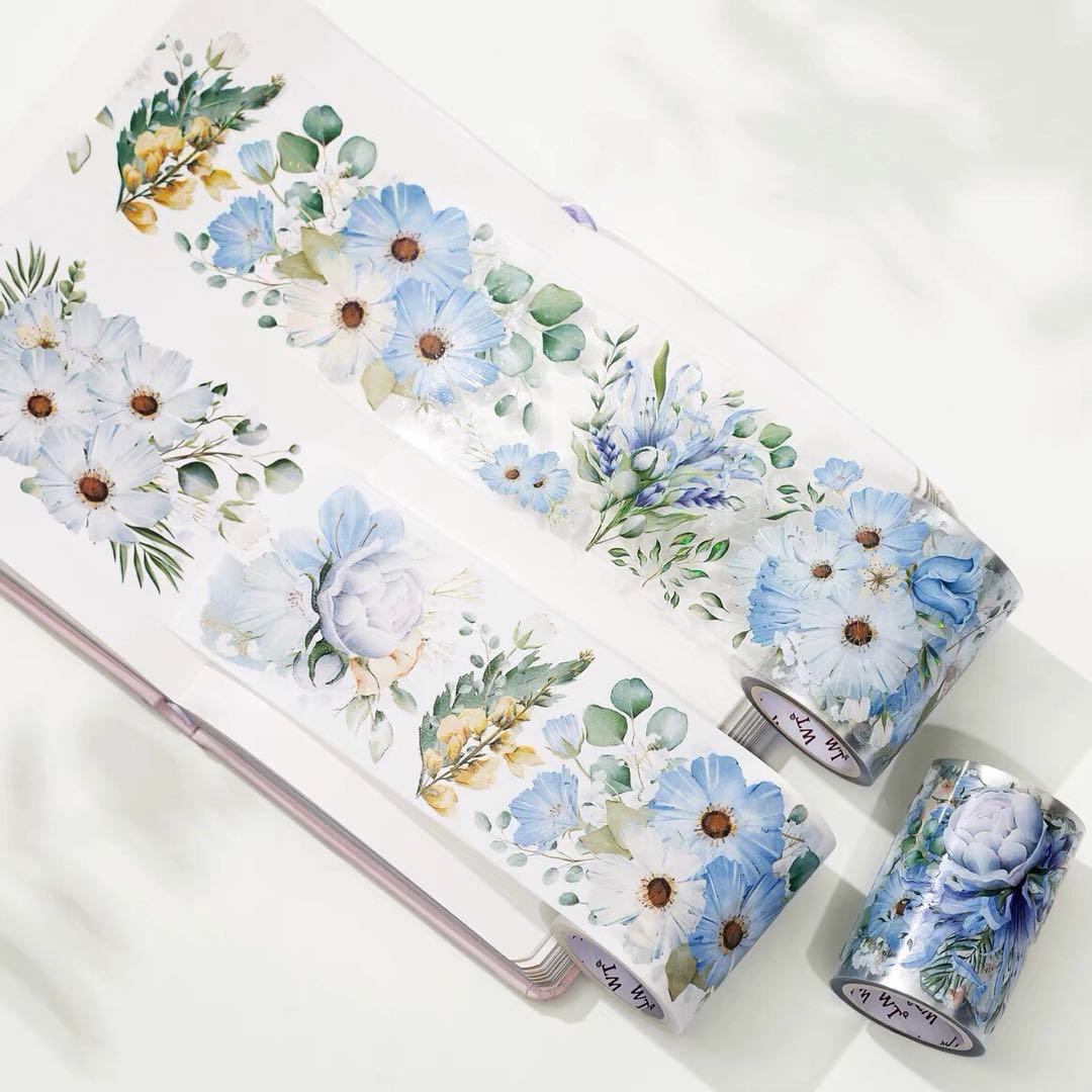 新品　カナダWT　枕星花影　PETタイプマスキングテープ　マステ