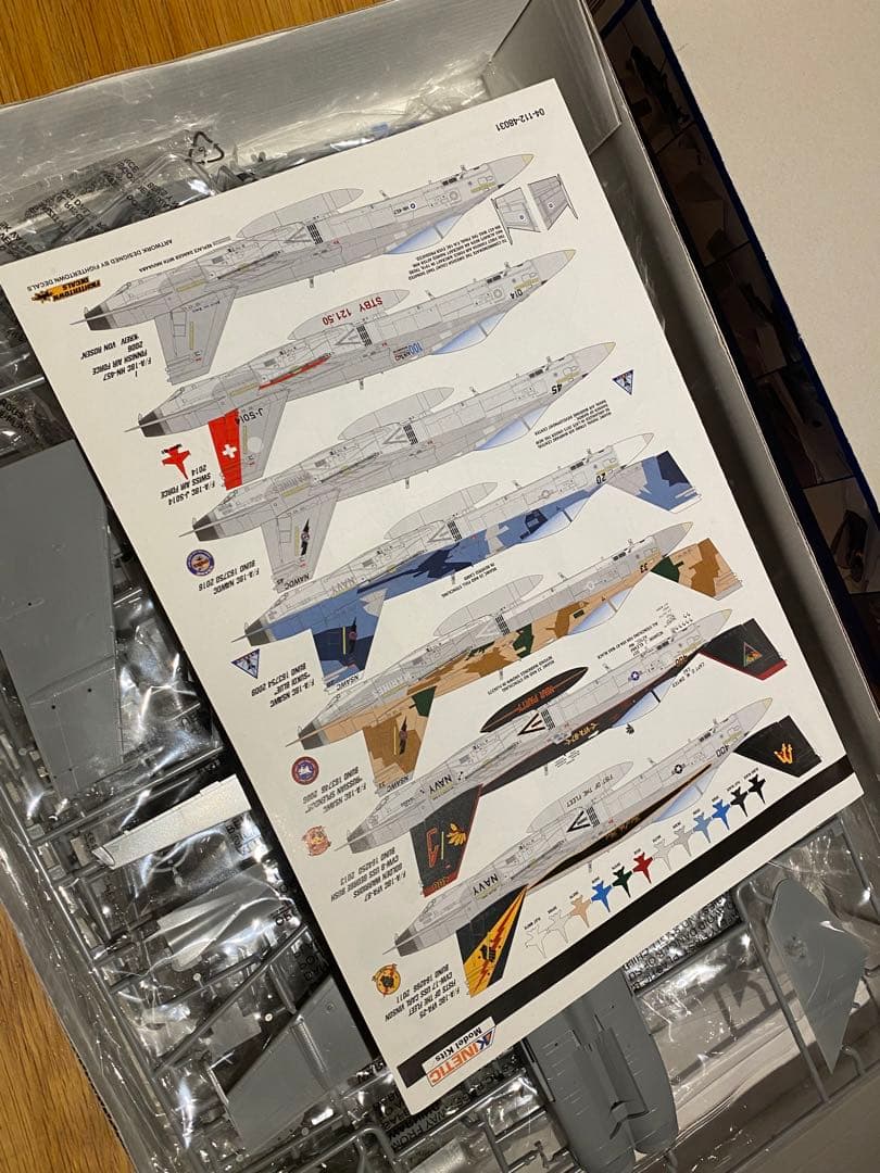 キネティック 1/48 F/A-18C ホーネット社外エッチングパーツセット