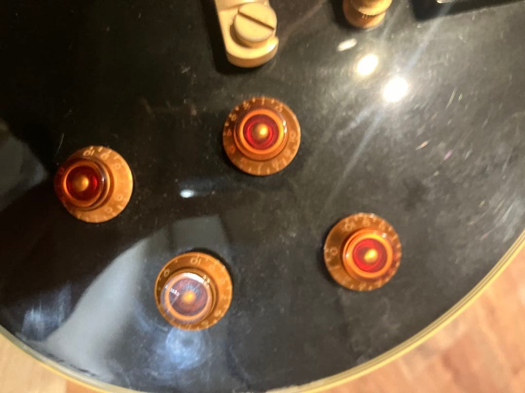 EPIPHONE ブラック　エボニー　レスポール　エレキギター　手渡し可