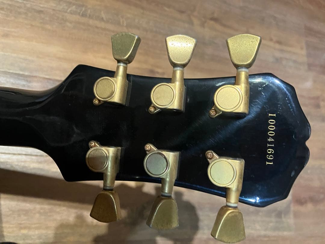 EPIPHONE ブラック　エボニー　レスポール　エレキギター　手渡し可