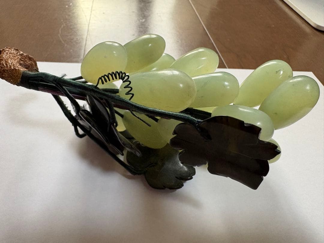 翡翠　ぶどう　置き物