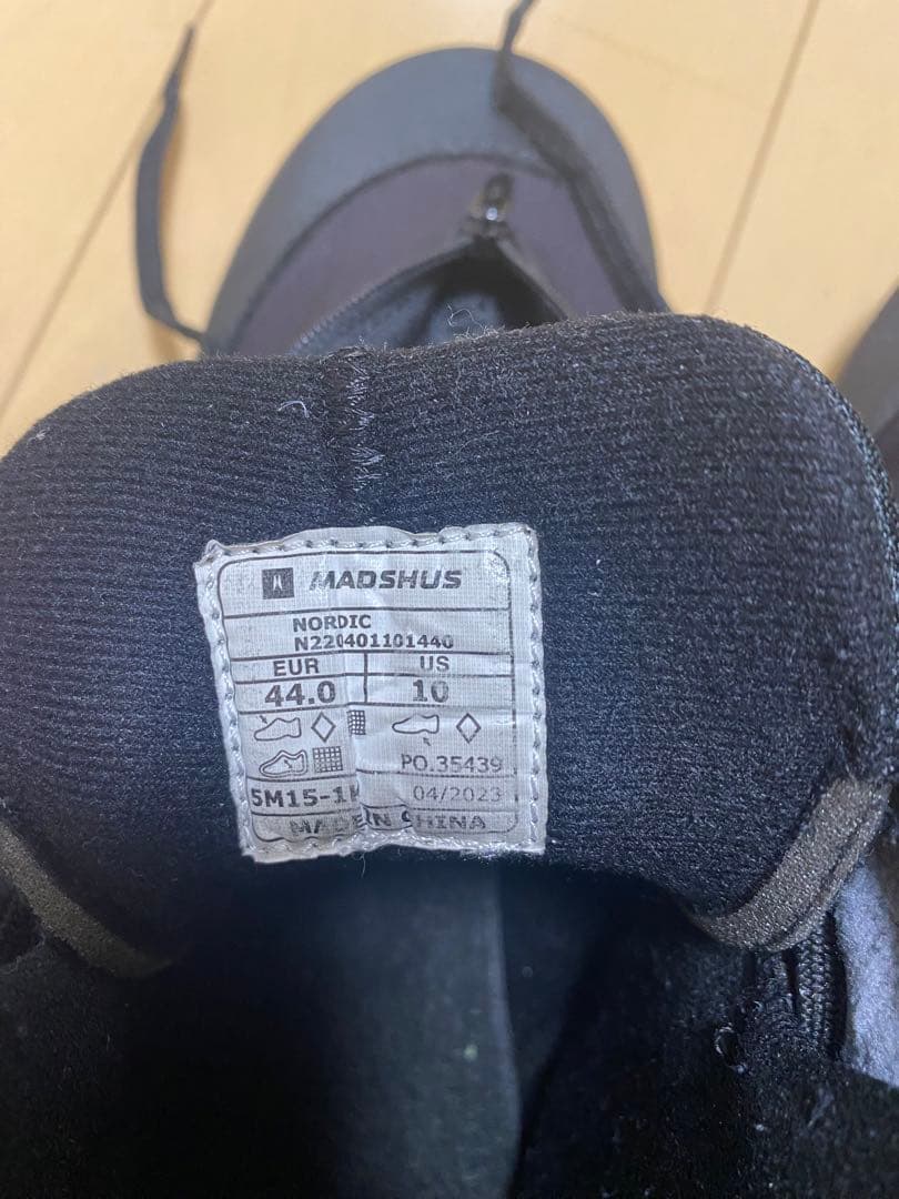 【美品】MADSHUS マズシャス クロスカントリースキーブーツ　28.3センチ