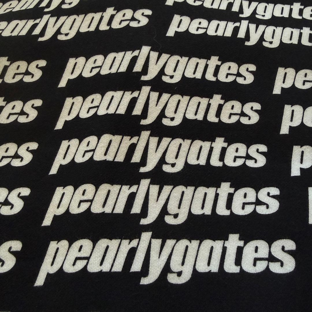 美品　パーリーゲイツ　ジャケット　ブルゾン　総柄　黒　白　M〜L相当　4