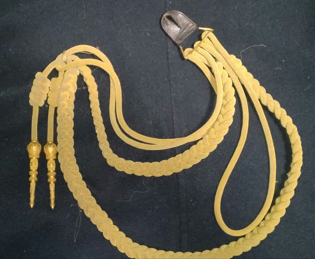 【実物】日本海軍　参謀飾緒　将官飾緒