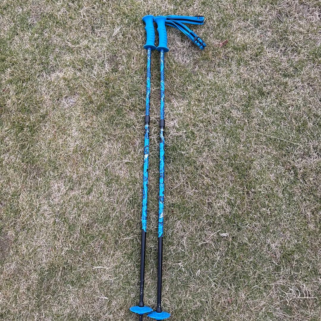 Atomic スキー板 X12 青 キッズ 子供 ジュニア ストック付き