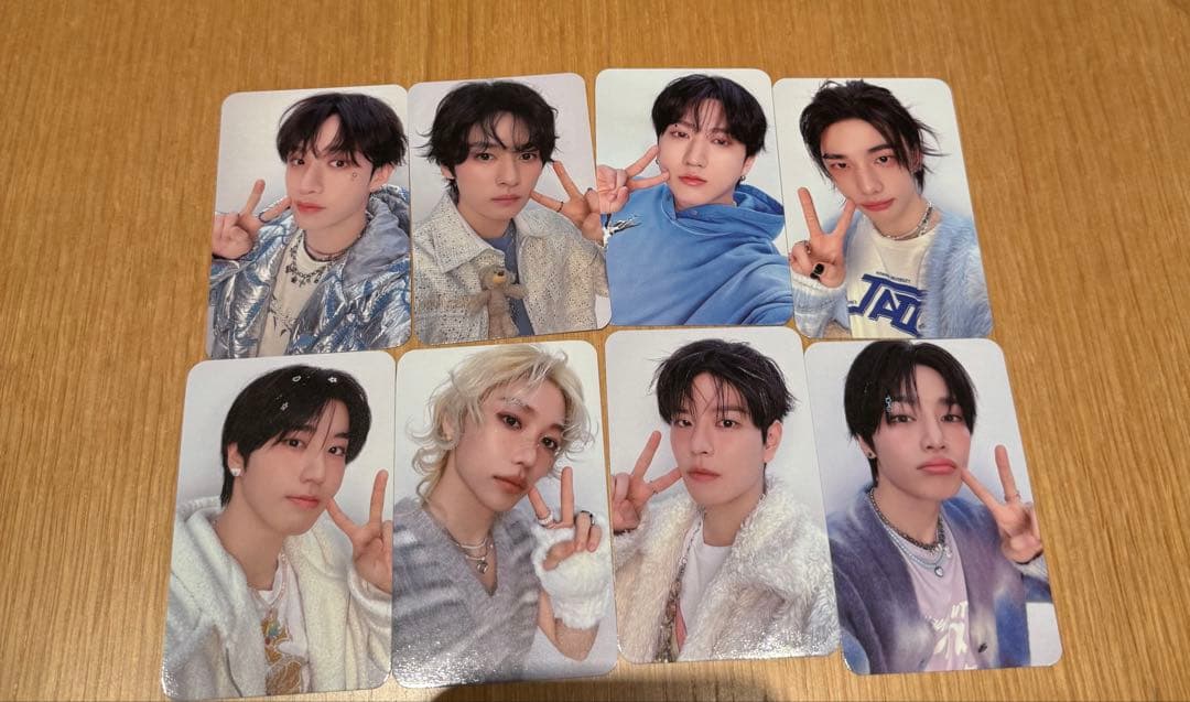 スキズ ペンミ skzoo マイクロキーリング 8種セット 特典トレカ付き