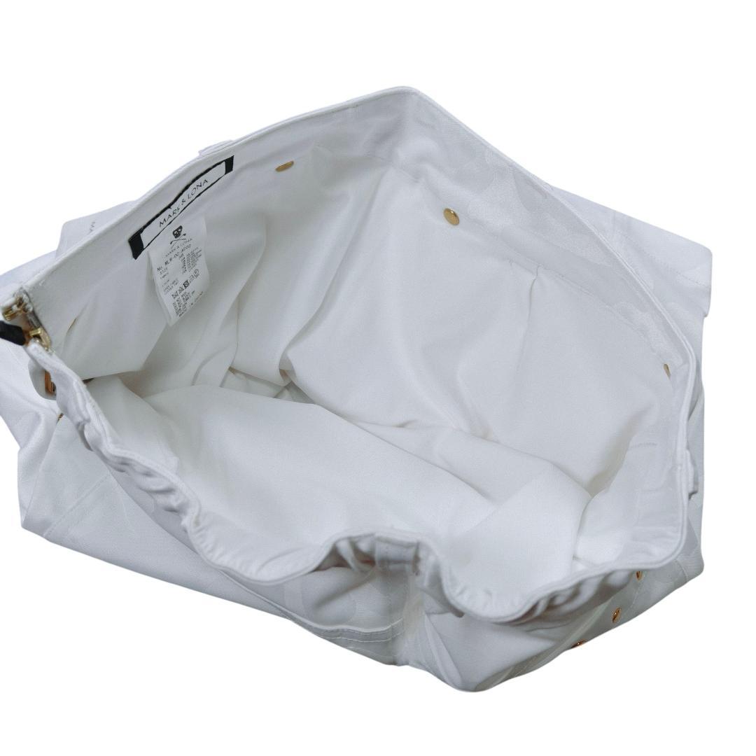 未使用 MARK&LONA ゴルフ スカート ホワイト カモ 38 M