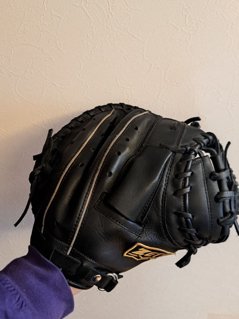 ZETT 軟式キャッチャーミット ブラック デュアルキャッチ