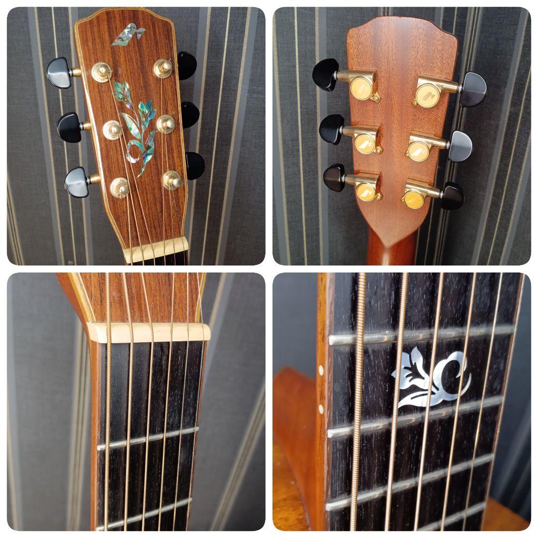 極美品 単板 エレアコ MORRIS S-96 エレキアコースティックギター