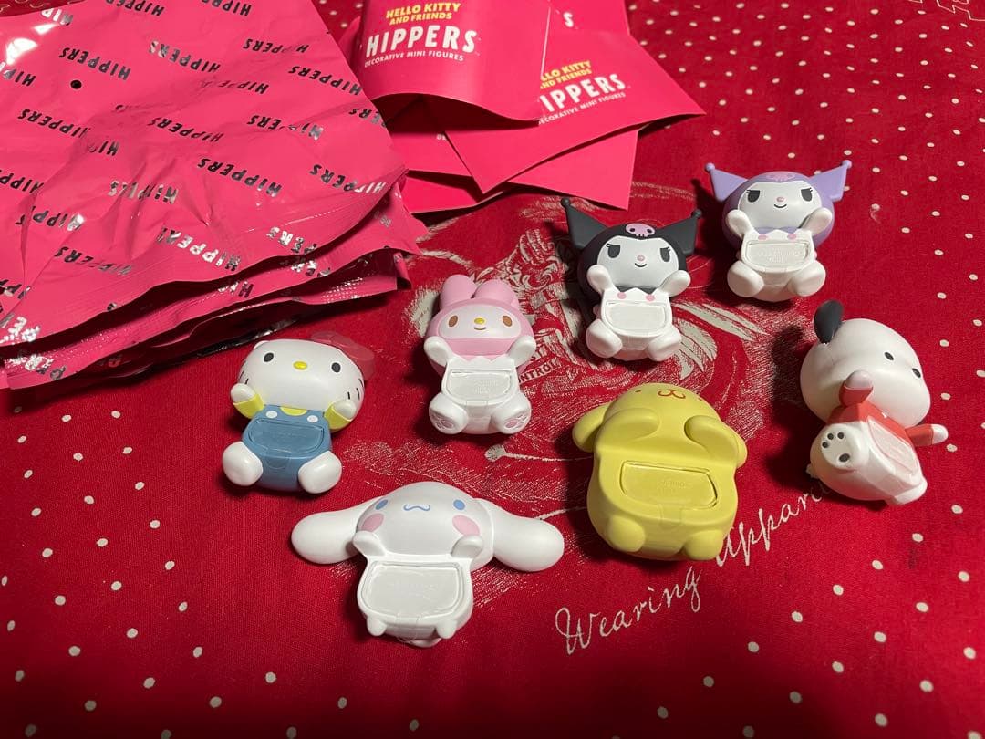 ヒッパーズ サンリオ ミニフィギュア 全7種set