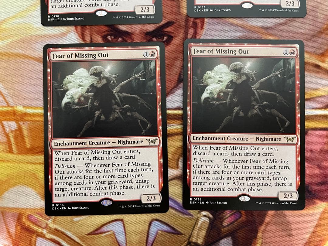 逸失への恐怖/Fear of Missing Out　英語 通常絵４枚