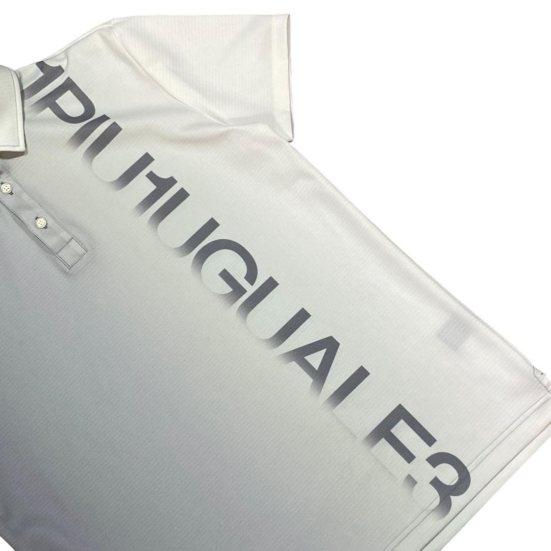 ウノピュウノウグァーレトレ 半袖 ポロシャツ M ゴルフ ホワイト グレー