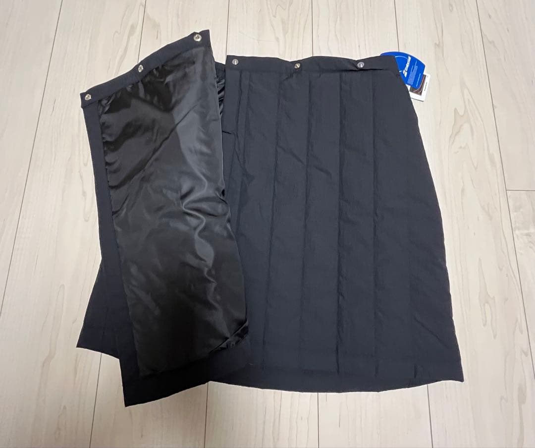 バボラ　2025 スコート　防寒巻きスカート　ブラック　XL 新品未使用