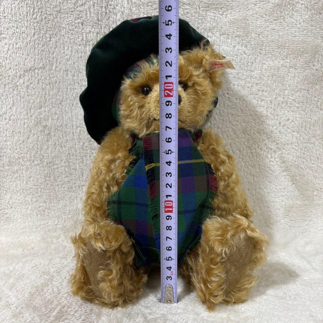 【限定品】Steiff シュタイフ スコティッシュ ベア 白タグ 赤文字