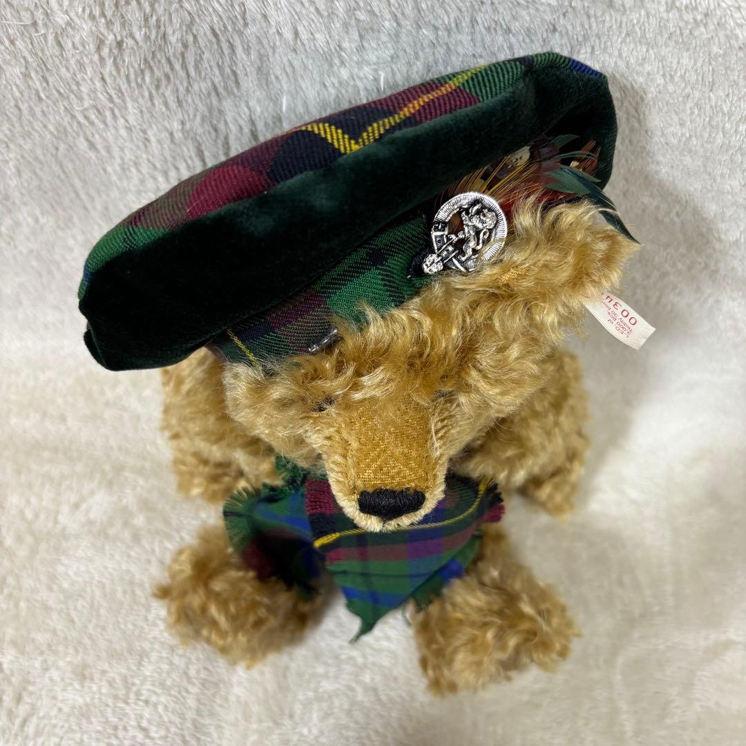 【限定品】Steiff シュタイフ スコティッシュ ベア 白タグ 赤文字