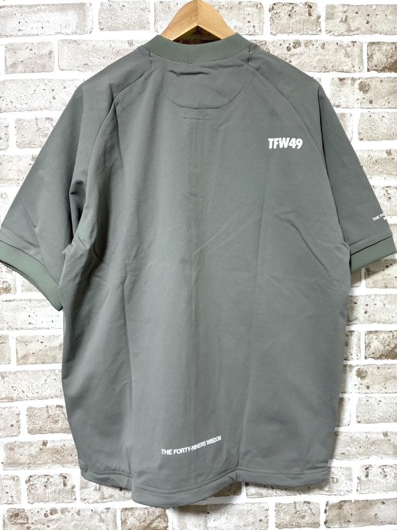 【早い者勝ち✨】新品 TFW49 メンズ 半袖 ハーフジップスウェット XL
