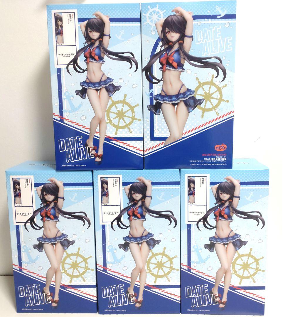 デート・ア・ライブ 時崎狂三 水着フィギュア 5体セット
